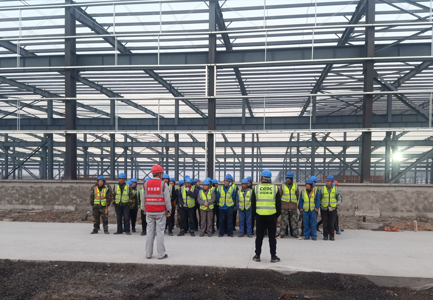 靈璧軸承産業(yè)園四期項目一(yī)标段C區部分廠房鋼結構施工(gōng)工(gōng)程